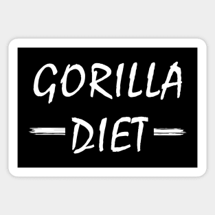 Gorilla Diet Sticker